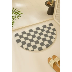 Dekoratif Ay Desenli Dama Kaymaz Taban Paspas Chessmoon Koleksiyonu