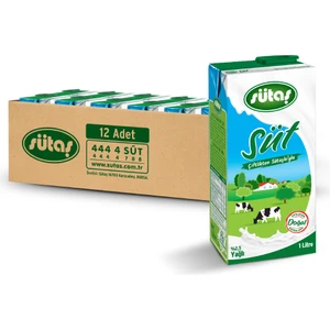 Süt %2,5 Yağlı 1 lt x 12