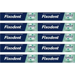 Complete Ekstra Ferah Diş Protezi Yapıştırıcı Krem 47 gr 10 Adet