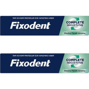 Complete Ekstra Ferah Diş Protezi Yapıştırıcı Krem 47 gr 2 Adet