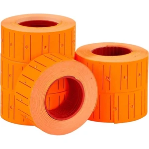 Fıyat Etiketi Çizgili 12'li Floresan Turuncu