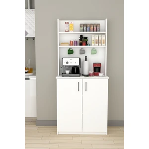 %100 Mdflam Kahve Köşesi Çok Amaçlı Mutfak Dolabı KAHVE01