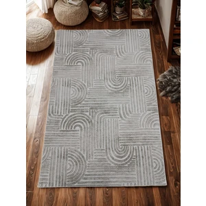 Elit Osso Krem Vizon Kabartmalı Kaymaz Taban Yıkanabilir Kesme Yolluk Halı