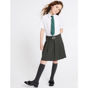 Marks & Spencer Pile Detaylı Okul Eteği (2-16 Yaş)
