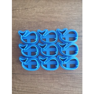 Sevimli Balina Kurabiye Kalıbı