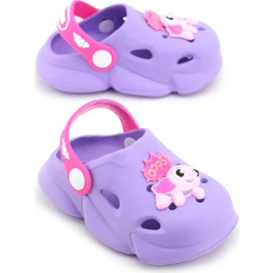 Bebe Kız Yazlık Eva Rahat Taban Ev Banyo Bahçe Havuz Plan Terlik Sandalet