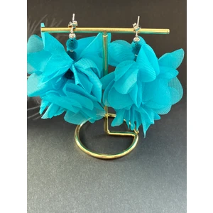 Nikel Kaplama Malzemeli Kararmaz Çiçekli Küpe Çift