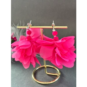 Nikel Kaplama Malzemeli Kararmaz Çiçekli Küpe Çift