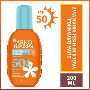 Suncare SPF50+ Çok Yüksek Korumalı Vücut Güneş Spreyi 200 ml