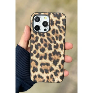 Iphone 15 Pro Uyumlu Kılıf Leopar Deri Luxury Darbelere Karşı Dayanıklı Yüksek Kalite Aa++ Kapak