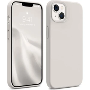 Apple Iphone 13-14 Lansman Kılıf Içi Kadifeli Kamera Yükseltili Silikon Kapak Taş