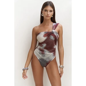 Kibetinosella Tek Omuz Bordo Body