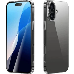 Iphone 16 Kılıf Sert Şeffaf Sararmaz Ince Kılıf Premium Ultra Net Kamera Çıkıntılı Kapak