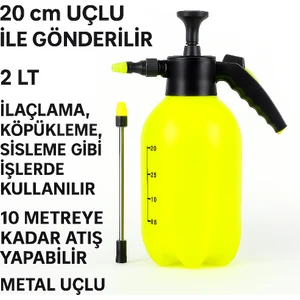 Basınçlı Dezenfekte Ilaçlama Pompası Ilaç Püskürtücü 2 Lt 01276