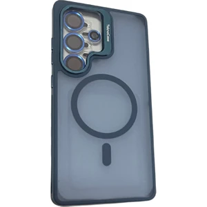 S25 Ultra Kılıf Magsafe Şarj Özellikli Standlı Teknocase Protective Kapak – Lens Koruma Hediyeli