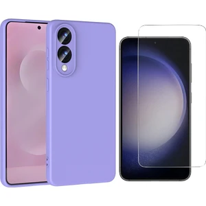 Samsung Galaxy S25 Edge Kılıf Zore Mara Lansman Kapak + Cam Ekran Koruyucu