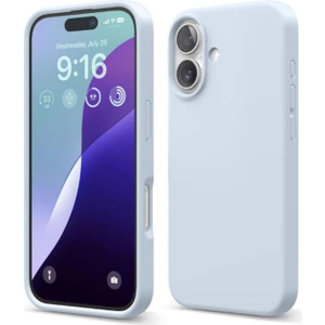 Apple iPhone 16 Plus Kılıf Kadife Lansman Soft Yumuşak Liquid Silikon Kamera Korumalı Kapak Bebe