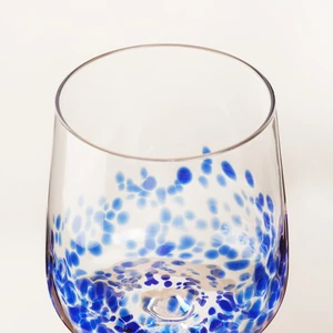 Henan Cam Kadeh 480 ml Mavi