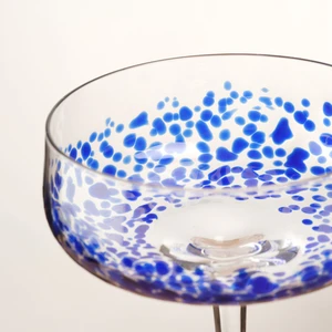 Henan Cam Kadeh 260 ml Mavi