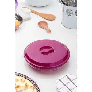 Bambus Home Plastik Buhar Kanallı Yuvarlak Borcam Kapağı