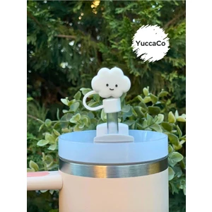 Elite Termos Uyumlu Bulut Aksesuar/ Bulutlu Pipet Koruyucu/ Pipet Kılıfı/ Pipet Tıpası 1 Adet