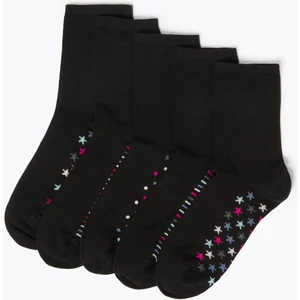 Marks & Spencer 5'li Desenli Sumptuously Soft™ Çorap Seti