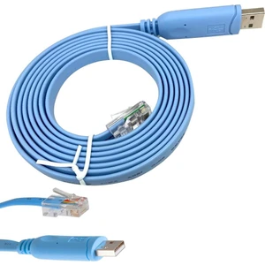 Powermaster PM-25874 USB FT232RL Chip To RJ45 Ethernet Kablo 1.5 Metre Internet Girişli USB Çıkışlı Kablo