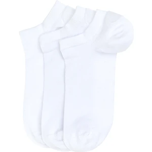 Pierre Cardin Erkek Erkek Bambu Karışımlı 3'lü Paket Beyaz Patik Basic Çorap 50308479-600