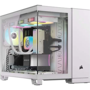 Corsaır 2500X Mid-Tower Dual Chamber Pc Case - White (CC-9011266-WW)