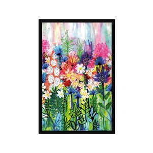 Çiçek Temalı Dekoratif Kartpostal ve Hediye Not Kartı – 10x15 cm 