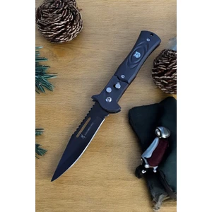 Swencraft Outdoor Tiger Piknik Çakısı Kamp Bıçağı Çakısı Büyük Boy 21 cm (Black)