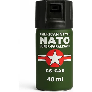 Nato Style Cs Biber Gazı 40ML Kompakt Boy Taşınabilir Savunma Spreyi Erolkaraavspor