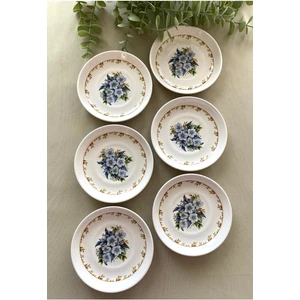 Yediveren Çiçeği 6’lı Çay Tabağı