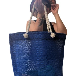 Kadın Dantel Plaj Çantası