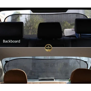 Volkswagen Passat B8 2020-2021-2022-2023 Güneşlik Perde Arka Cam Için , Oval Tül Vantuzlu