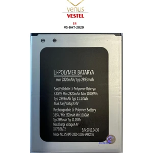 Senal Store Vestel Venüs E4 Pil Batarya VS-BAT-2820