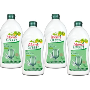 Mom's Green 4'lü Set Bitkisel Limonlu Bulaşık Makinesi Parlatıcı 4 Adet x 500 ml