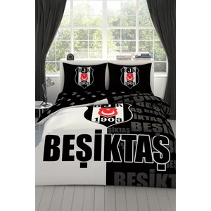 Lisanslı Beşiktaş Parçalı Logo Çift Kişilik Nevresim Takımı