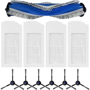 Ecovacs Debot N20 / N20 Plus / N20 Pro Plus Için Elektrikli Süpürge Aksesuar Setleri Ana Fırça Yan Fırça Hepa Filtre (Yurt Dışından)