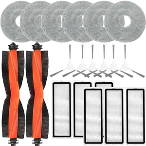 Xiaomi S20 Plus S20+ Robot Süpürge B108GL Parçaları Ana Yan Fırça Hepa Filtre Paspas Bezi Aksesuarları (Yurt Dışından)