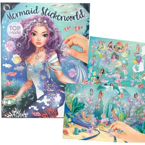 Top Model Metalik Stickerworld Deniz Kızı