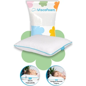 Comfy Boyun Destekli Ortopedik Yastık Tombul Visco Yastık - 55x35x12cm