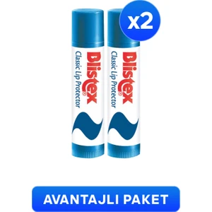 2 x Klasik Dudak Koruyucusu Gkf 10 Lip Protector SPF10 4,25 G