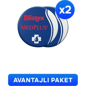 2 Adet  Kuruyan Ve Çatlayan Dudaklara Yoğun Bakım (kavanoz) Medplus Jar 7 ml