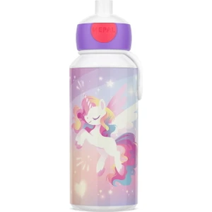 Drinking Bottle Pop Up Campus Içecek Şişesi 400 ml - Unicorn Glow