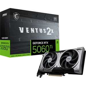 Msı VGA Geforce Rtx 5060 Tı 16G Ventus 2x Oc Plus RTX5060TI 16GB Gddr7 128B DX12 Pcıe 5.0 X16 (3xdp 1xhdmı) Ekran Kartı