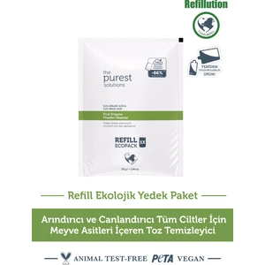 The Purest Solutions Refill Ekolojik Yedek Paket- Azelaik Asit Ve Malik Asit Enzim Toz Temizleyici 55 Gr