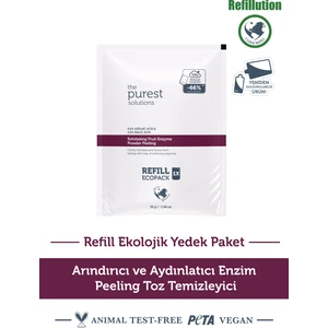 The Purest Solutions Arındırıcı ve Aydınlatıcı Enzim Peeling Toz Temizleyici 55 gr (%0,6 Azelaic Acid & Malic Acid)