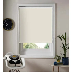 Krem Zebra Stor Güneşlik Perde (Alüminyum Kasa)