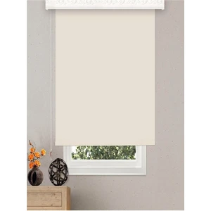 Düz Stor Perde Krem Modern Güneşlik Stor Perde (Alüminyum Kasa)